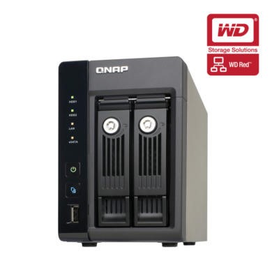 QNAP TS-269 Pro NAS WD RED 1TBx2 メモリ3GB QNAP NAS WD TS-269L Drive